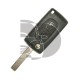 LLAVE+MANDO PLEG. PEUGEOT PARTNER 2008>  ID46 2BOT