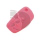 HOUSSE TELECOMMANDE AUDI ROSE 3 BOUTONS