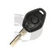 CLE+TELECOMMANDE BMW 3 BOUTONS HU58 ID44 433MHZ