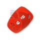 FUNDA RENAULT 2 BOTONES   - ROJO