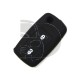 FUNDA MANDO VW-SEAT-SKODA NEGRO 2 BOTONES