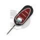 CARCASA MANDO PLEG ALFA ROMEO 3 BOTONES SIP22 ROJA