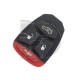 BOUTONNIERE TELECOMMANDE CHRYSLER 4 BOUTONS