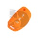 FUNDA MANDO  HYUNDAI/KIA NARANJA 3 BOTONES