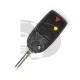 CARCASA VOLVO 5 BOTONES (INCLUYE LLAVE PLEGABLE)